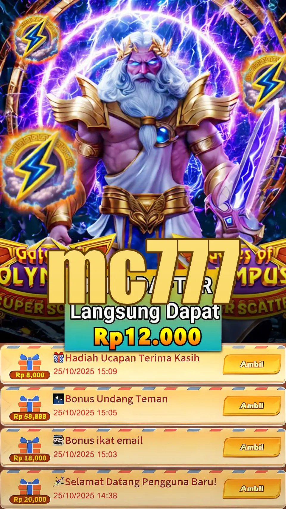 mc777 Tangkapan Layar - APK Resmi